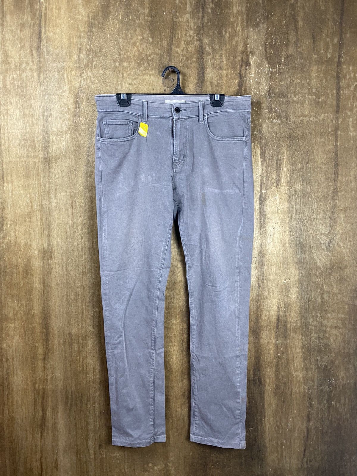 Japanese Brand × Uniqlo Uniqlo japan streetwear grey Pants #2625 Size US 33 - 1 Thumbnail