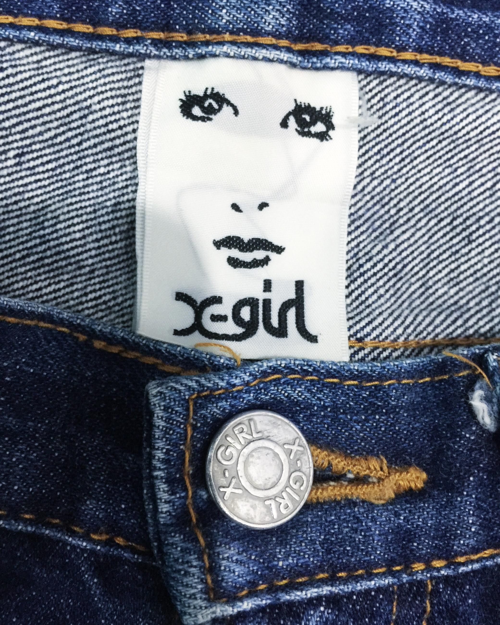 Japanese Brand Rare Distressed X Girl Japan Skinny Jeans Made in Japan Size US 29 - 9 Thumbnail