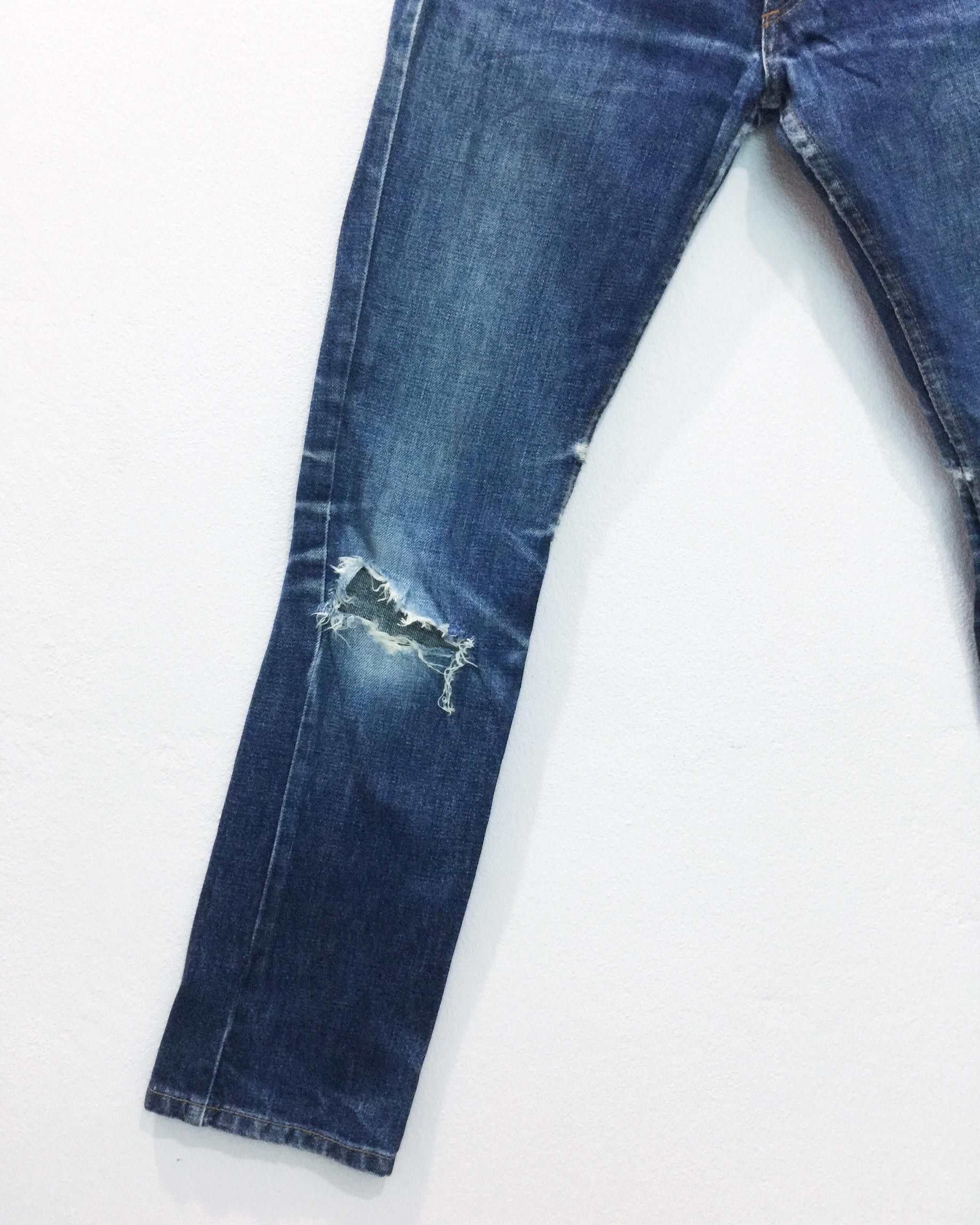 Japanese Brand Rare Distressed X Girl Japan Skinny Jeans Made in Japan Size US 29 - 4 Thumbnail