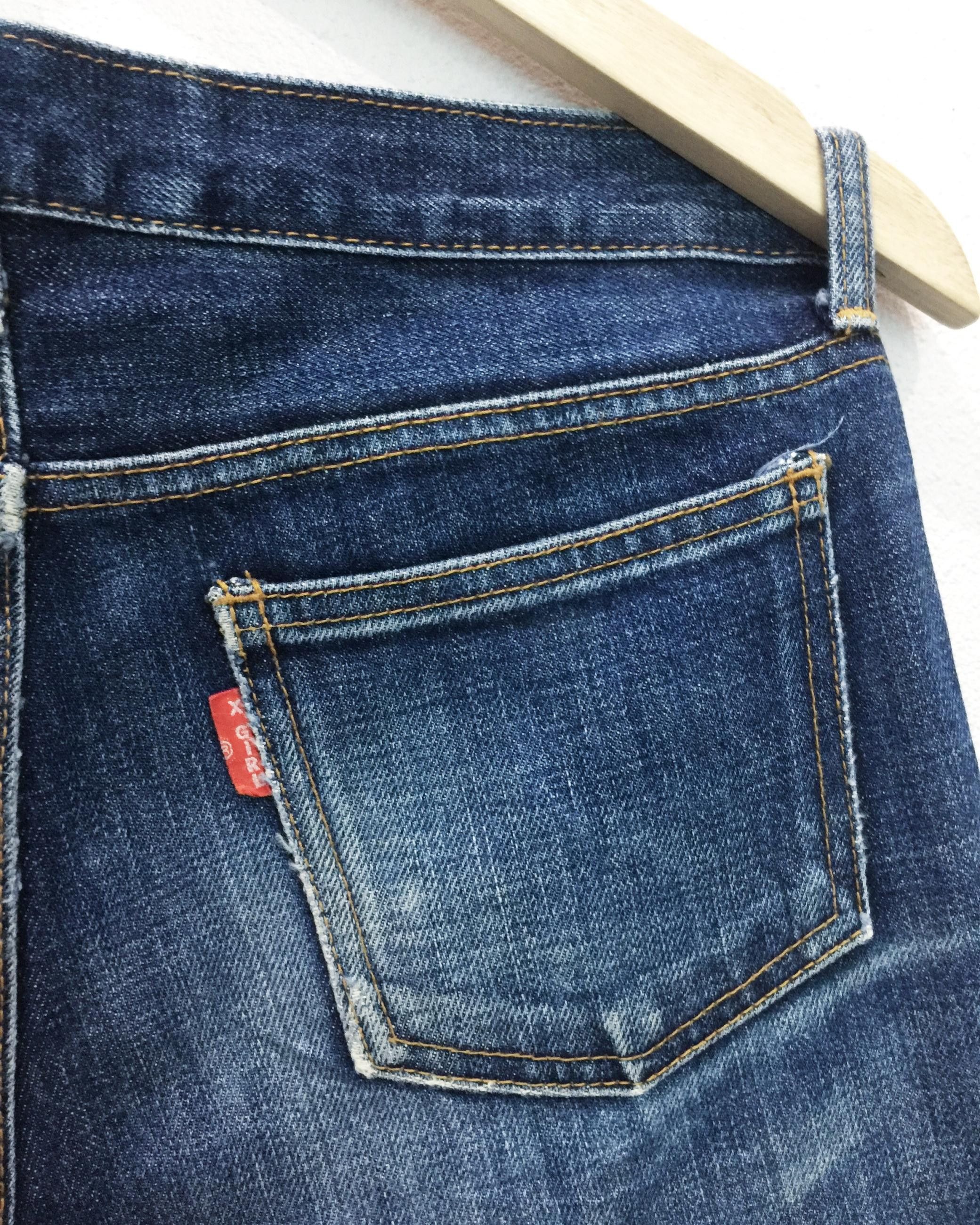 Japanese Brand Rare Distressed X Girl Japan Skinny Jeans Made in Japan Size US 29 - 8 Thumbnail