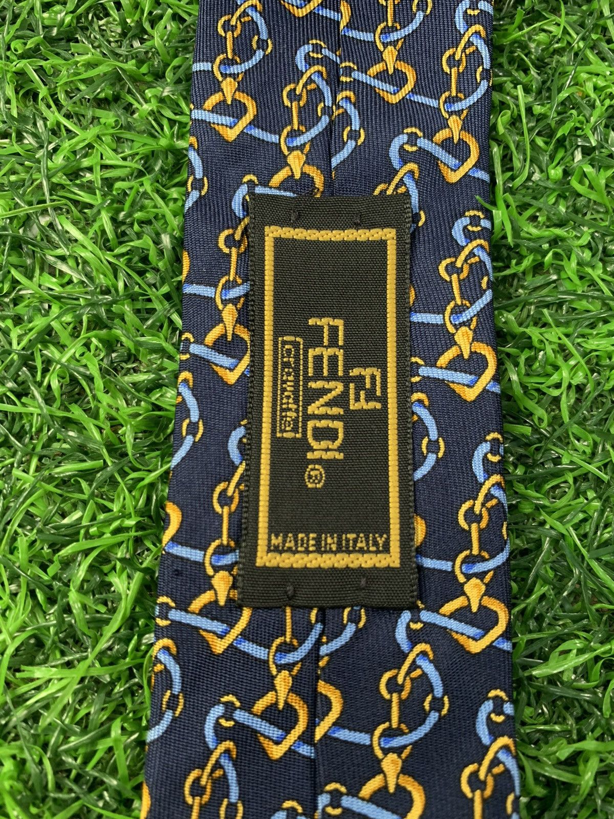 Fendi Fendi Made in Italy Pure Silk Neck Tie Size ONE SIZE - 2 Thumbnail