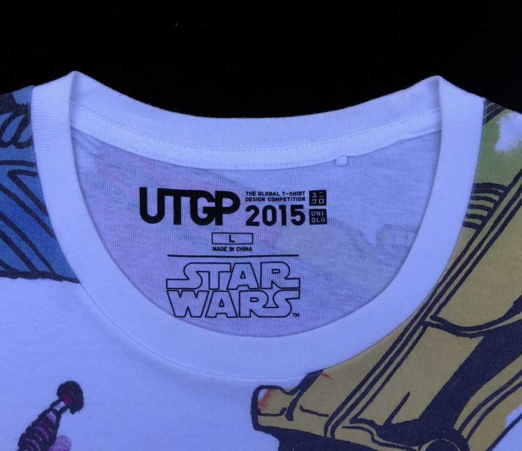 Star Wars Uniqlo Star Wars UTGP 2015 T-Shirt Size US L / EU 52-54 / 3 - 7 Thumbnail