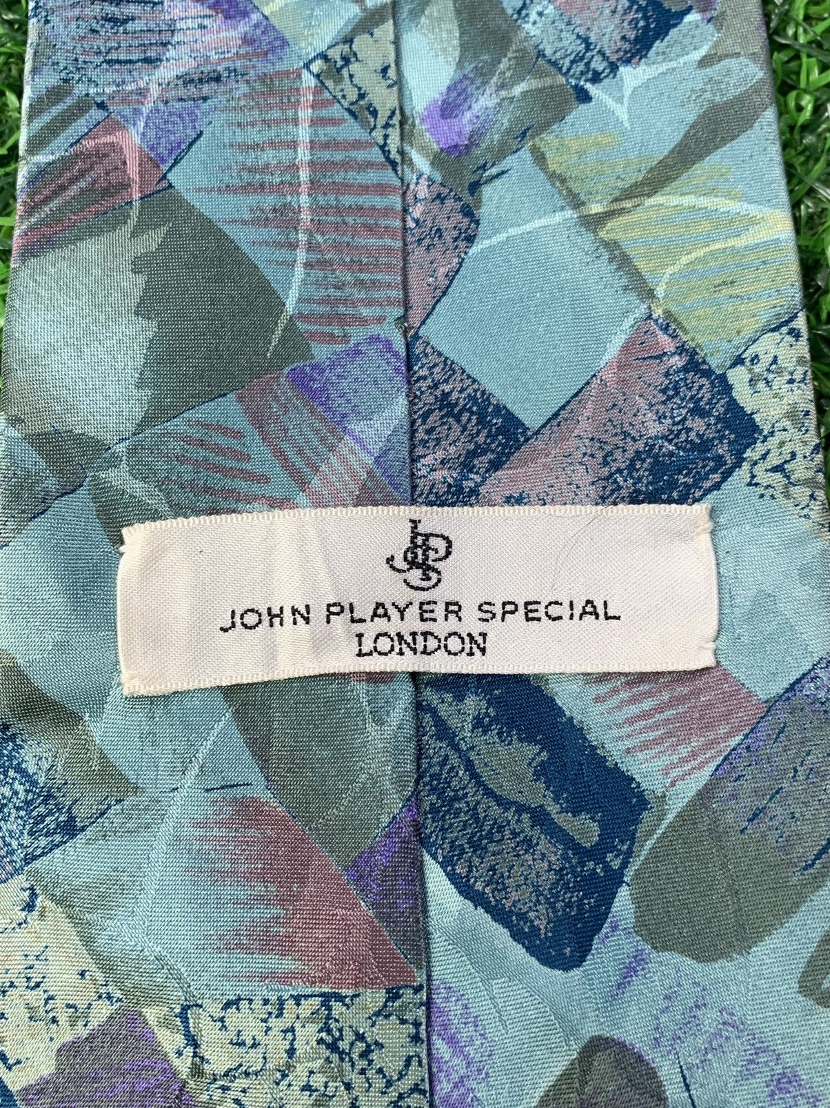 Japanese Brand John Player Special JPS London Pure Silk Neck Tie Size ONE SIZE - 3 Thumbnail