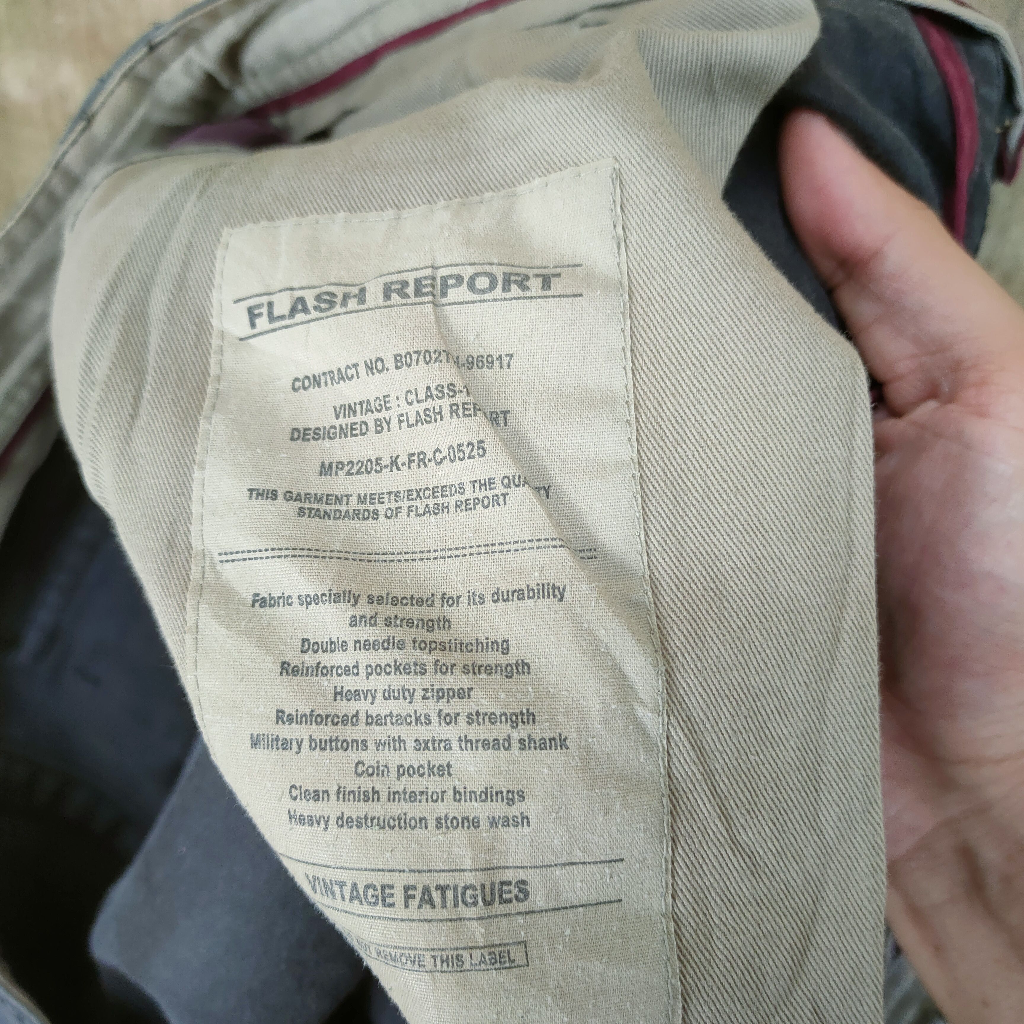 Japanese Brand VINTAGE FLASH REPORT BLACK CARGO PANTS Size US 34 / EU 50 - 18 Thumbnail
