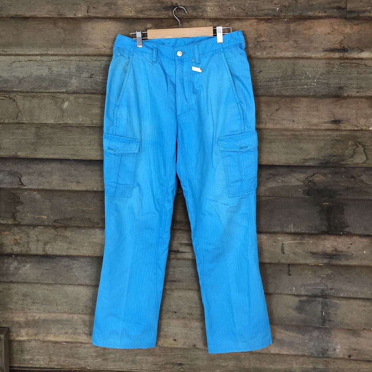 Japanese Brand × Vintage DLL Igno Blue Cargo Pants Multiple Pockets #2354 Size US 30 / EU 46 - 1 Thumbnail