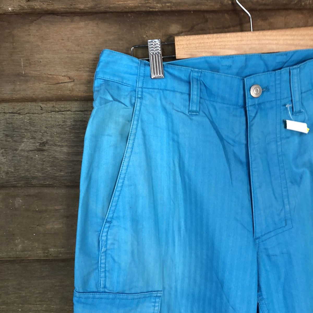 Japanese Brand × Vintage DLL Igno Blue Cargo Pants Multiple Pockets #2354 Size US 30 / EU 46 - 4 Thumbnail