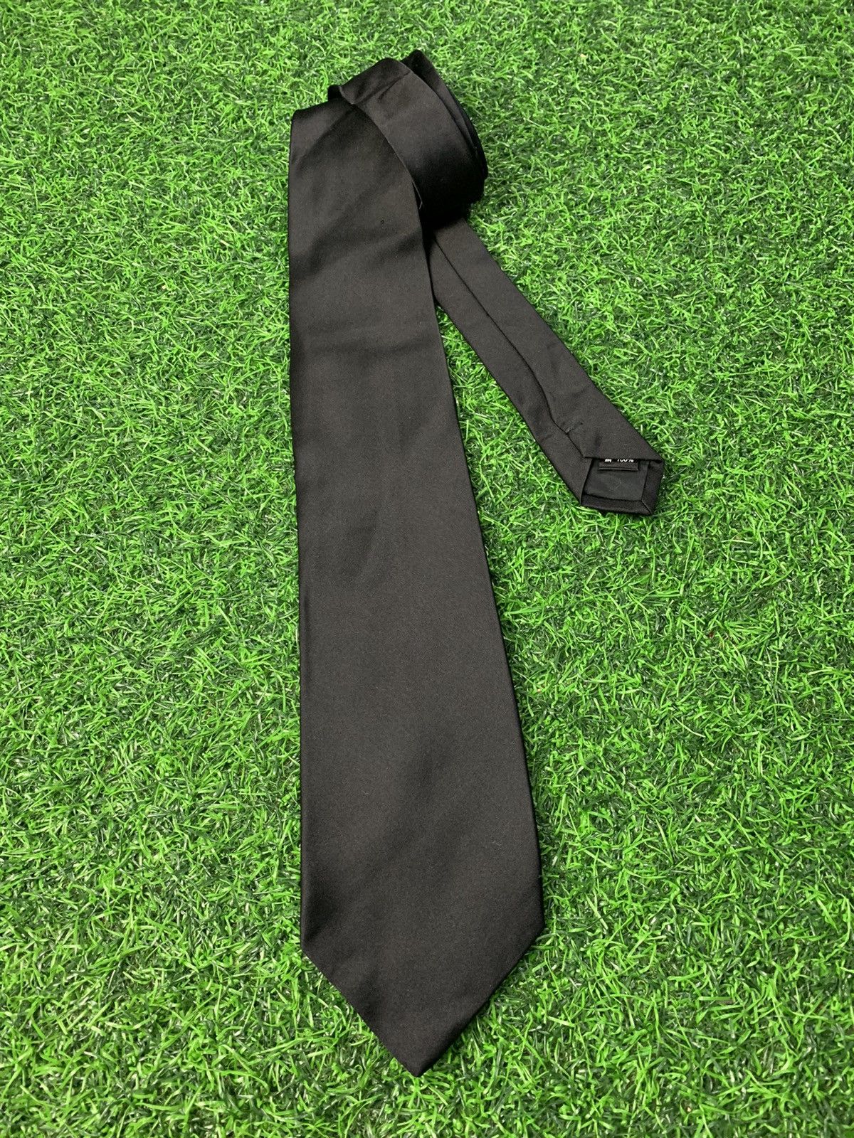 Japanese Brand New Formal Plain Minimalist Neck Tie Size ONE SIZE - 1 Thumbnail