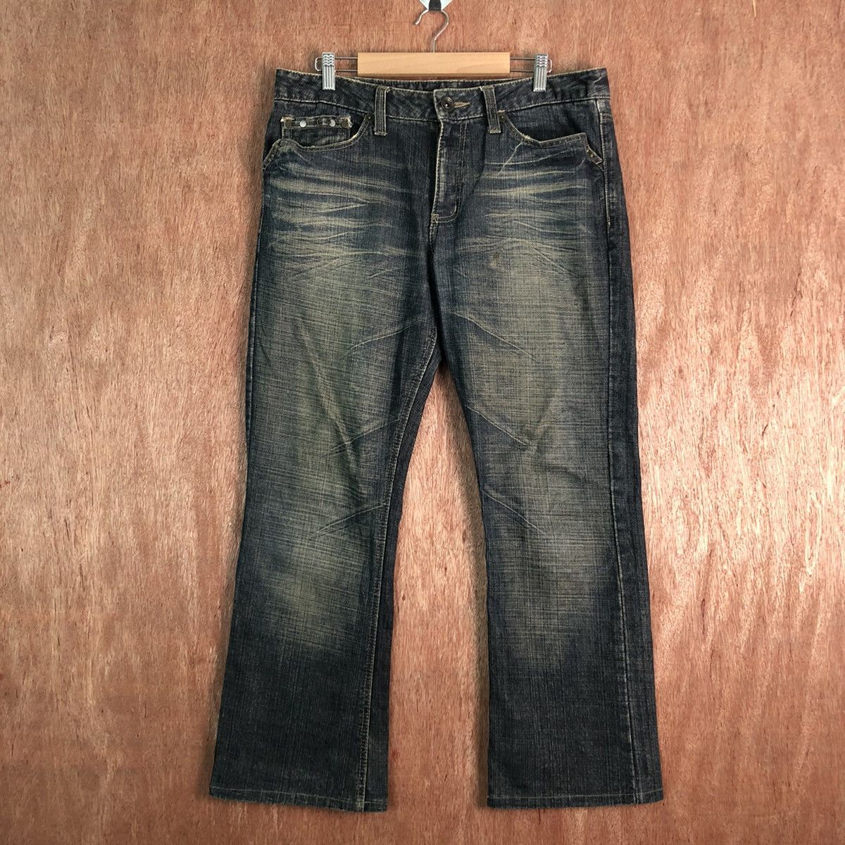 Japanese Brand DLL Japan Black streetwear Denim Jeans Pants #c301 Size US 34 / EU 50 - 1 Thumbnail