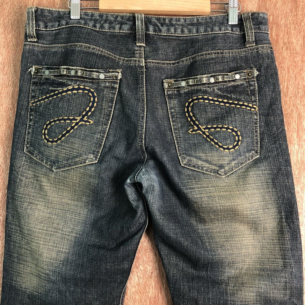 Japanese Brand DLL Japan Black streetwear Denim Jeans Pants #c301 Size US 34 / EU 50 - 9 Thumbnail