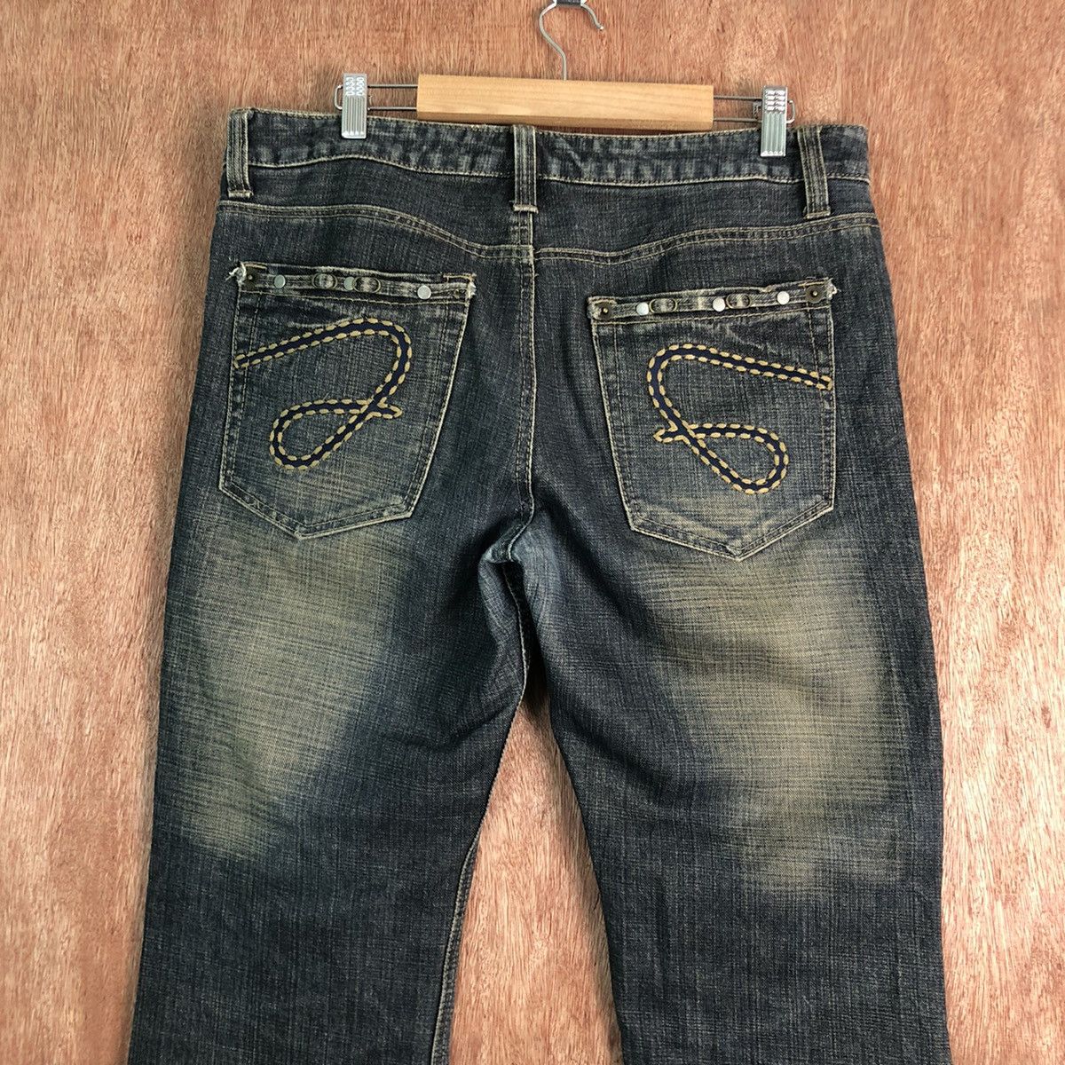 Japanese Brand DLL Japan Black streetwear Denim Jeans Pants #c301 Size US 34 / EU 50 - 7 Thumbnail