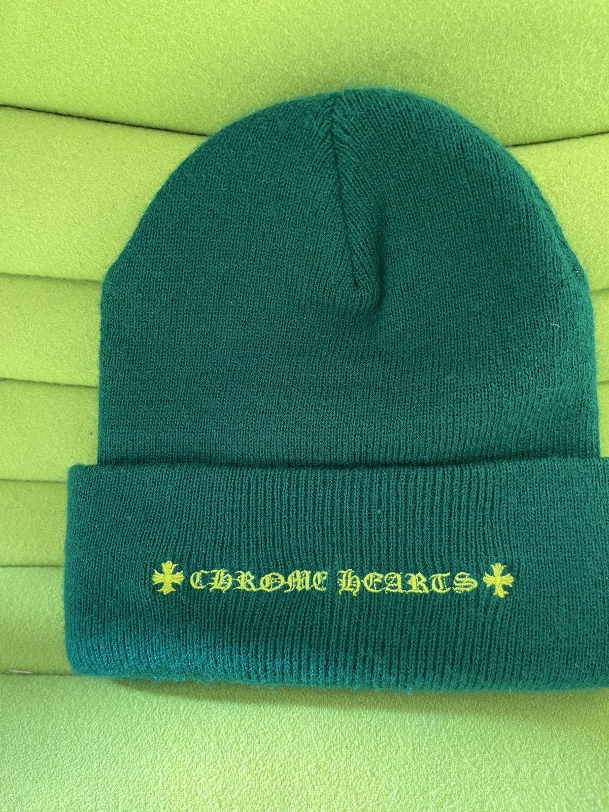 Chrome Hearts Chrome Hearts NEW SPEK MATTY BOY BEANIE Hat Size ONE SIZE - 8 Thumbnail