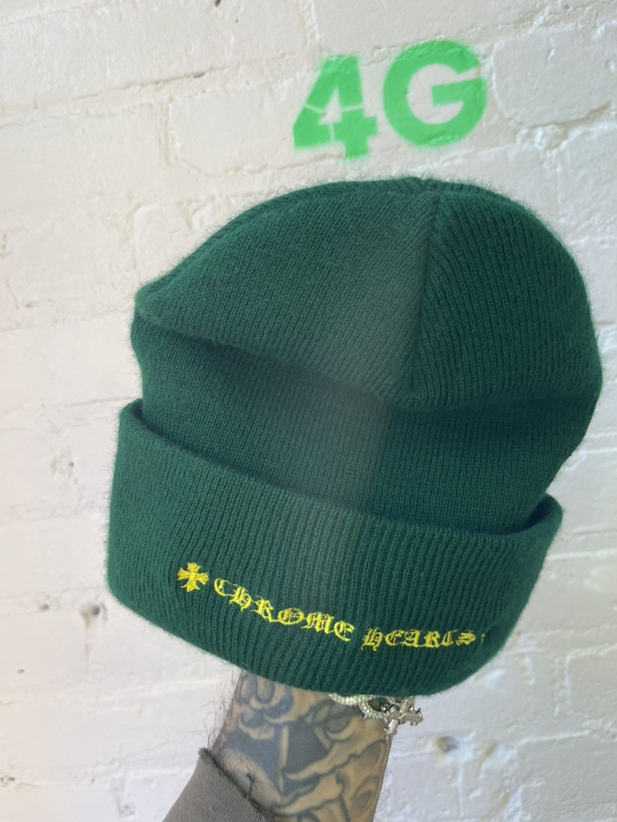 Chrome Hearts Chrome Hearts NEW SPEK MATTY BOY BEANIE Hat Size ONE SIZE - 3 Thumbnail