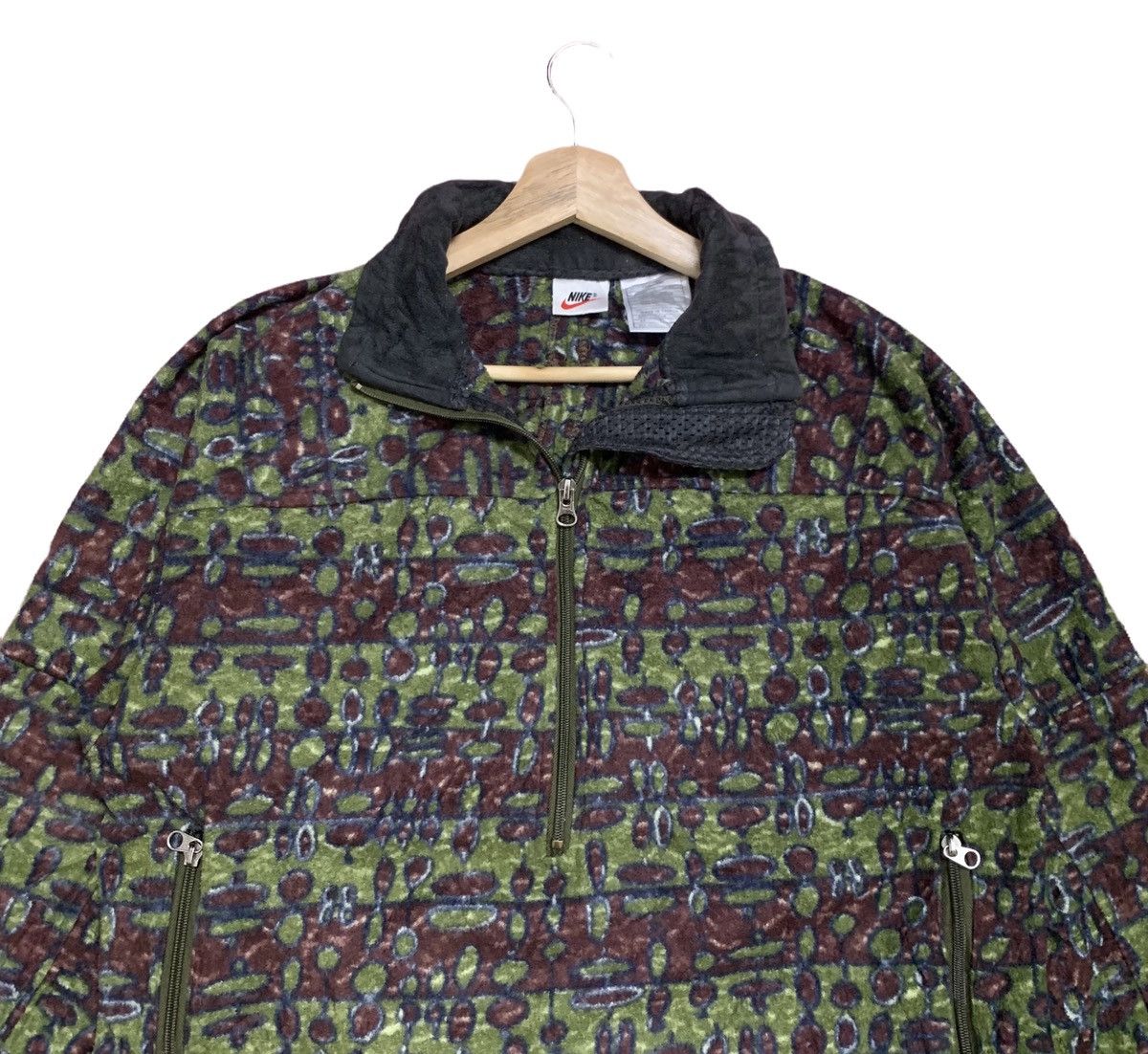 Nike Rare🔥Vintage Nike Halfzip Fleece Jacket Size US S / EU 44-46 / 1 - 5 Thumbnail