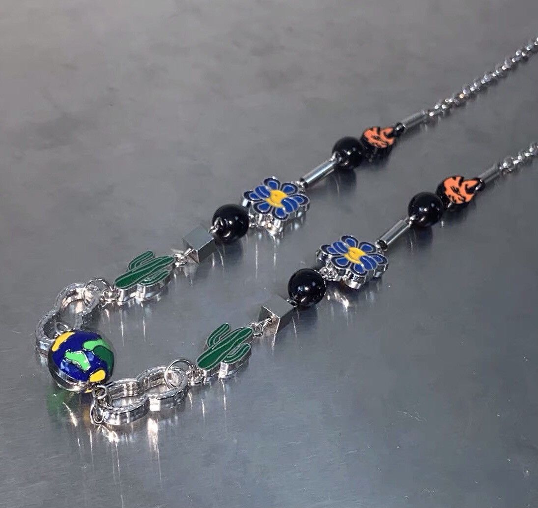 Japanese Brand × Jewelry Cactus the planet chain retro punk necklace aesthetic Size ONE SIZE - 7 Thumbnail