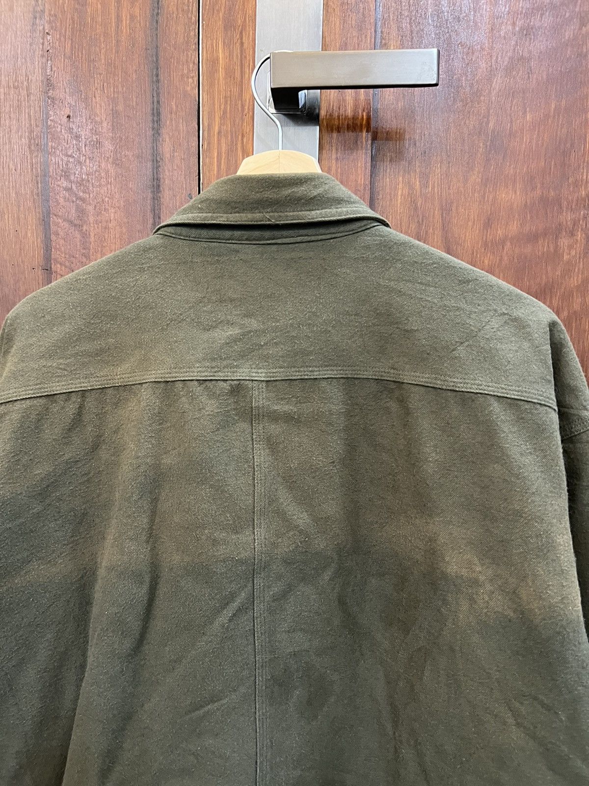Carhartt Carhartt Detroit Denim Green Army Hoodies Jacket Size US XXL / EU 58 / 5 - 9 Thumbnail