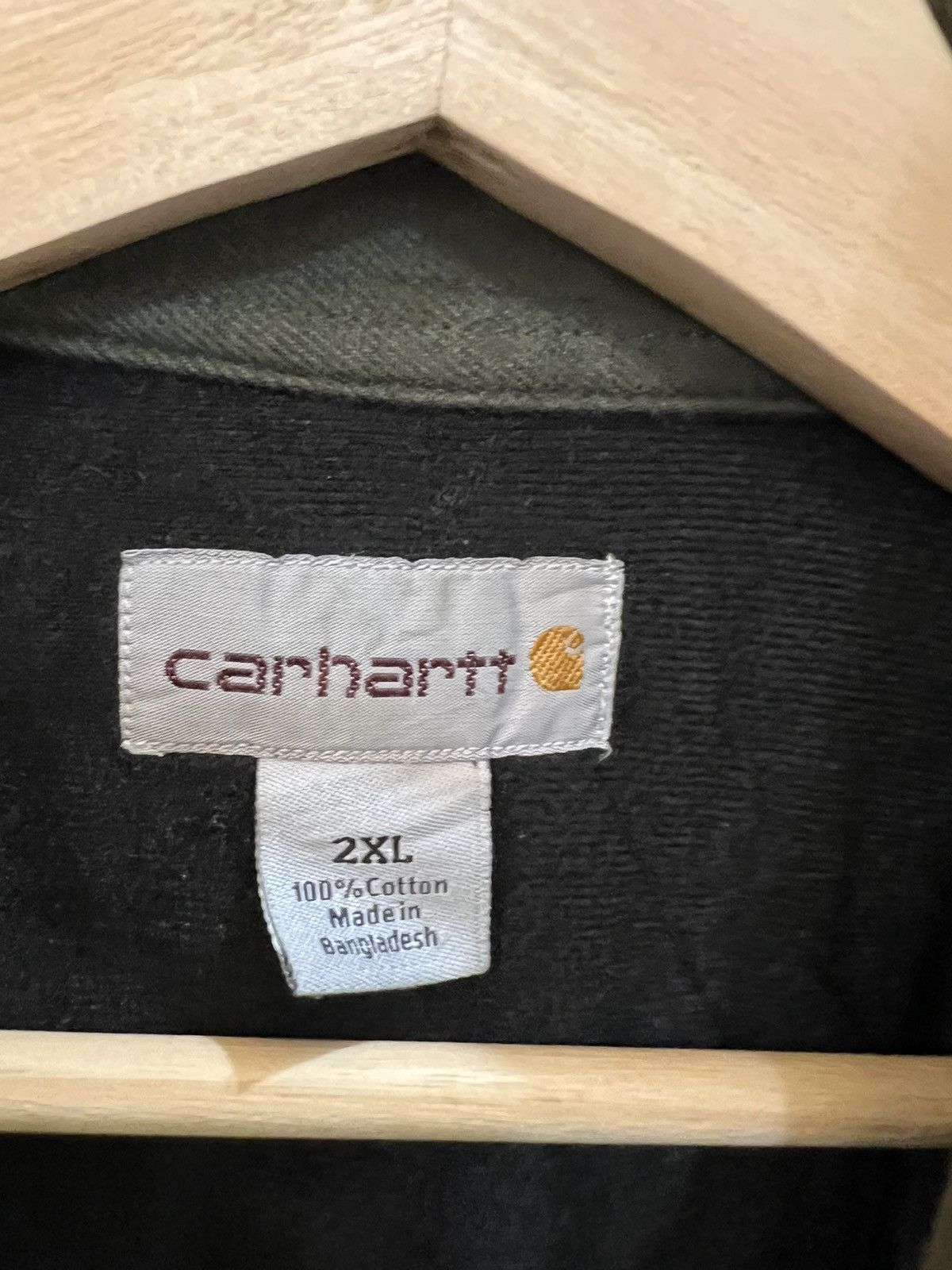 Carhartt Carhartt Detroit Denim Green Army Hoodies Jacket Size US XXL / EU 58 / 5 - 11 Thumbnail