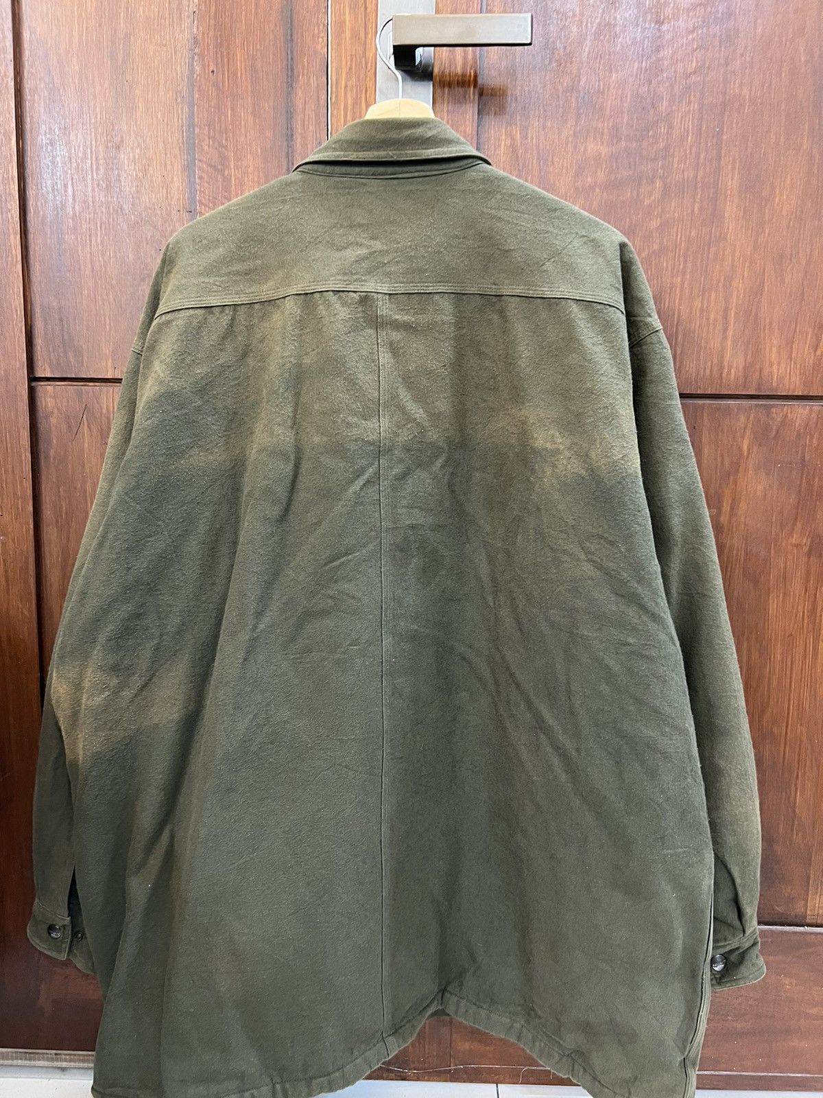 Carhartt Carhartt Detroit Denim Green Army Hoodies Jacket Size US XXL / EU 58 / 5 - 8 Thumbnail