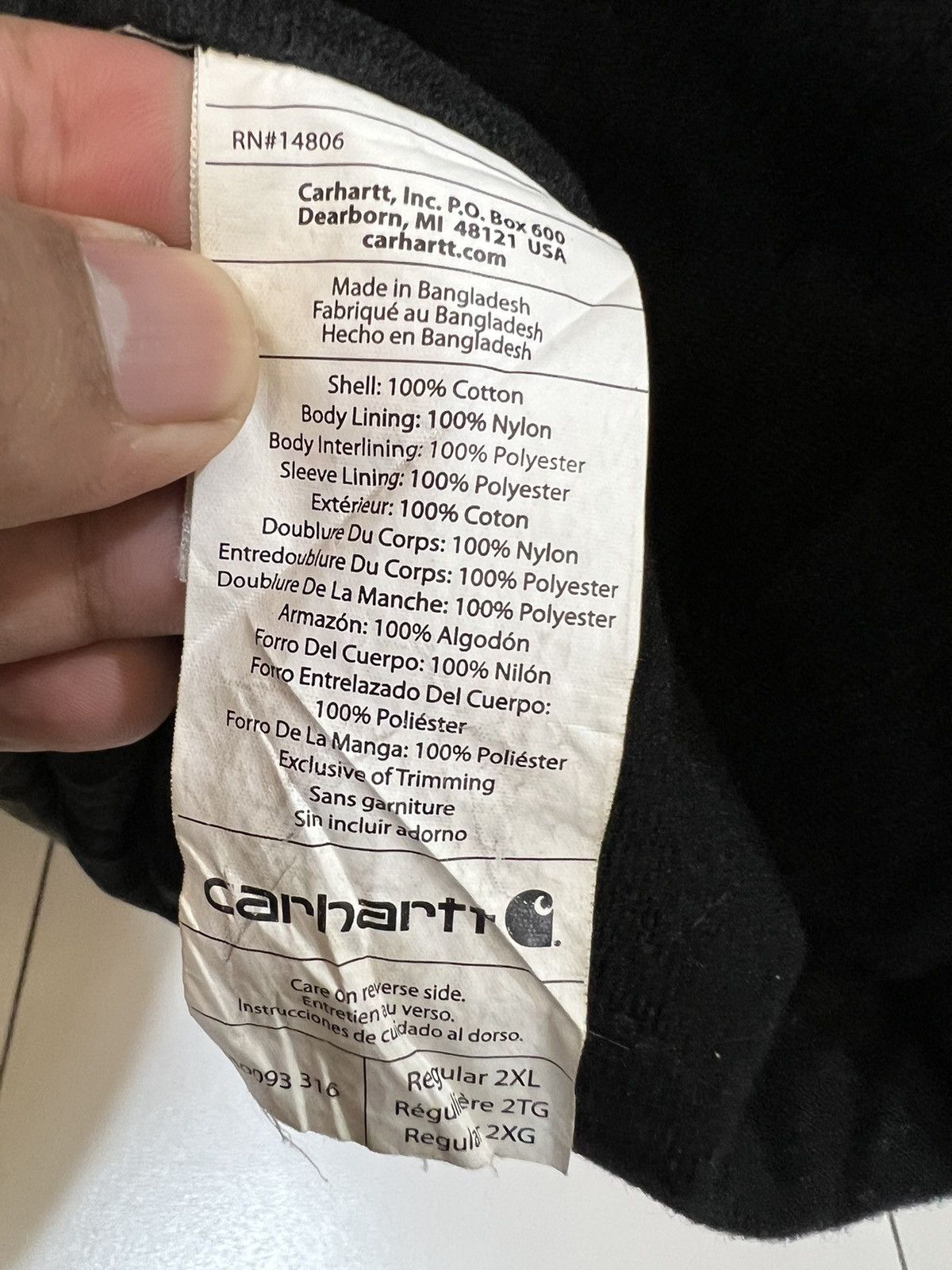 Carhartt Carhartt Detroit Denim Green Army Hoodies Jacket Size US XXL / EU 58 / 5 - 12 Thumbnail