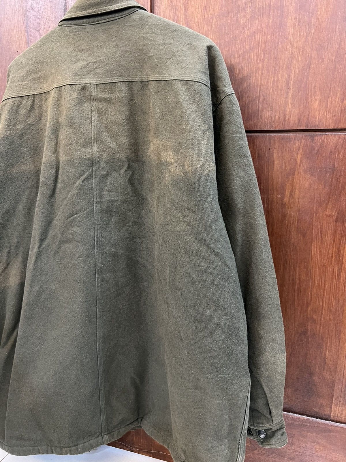 Carhartt Carhartt Detroit Denim Green Army Hoodies Jacket Size US XXL / EU 58 / 5 - 10 Thumbnail