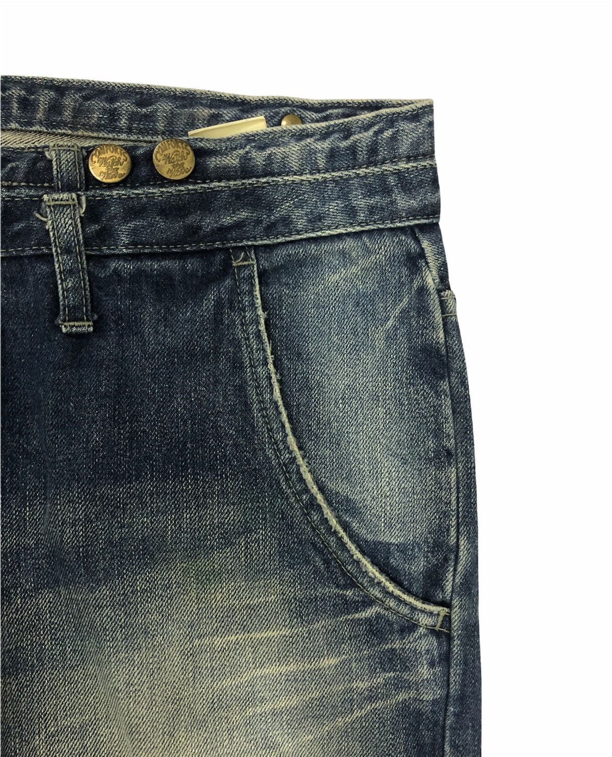 Japanese Brand × PPFM × Vintage PPFM Custom Performance Denim Jeans Size US 33 - 5 Thumbnail
