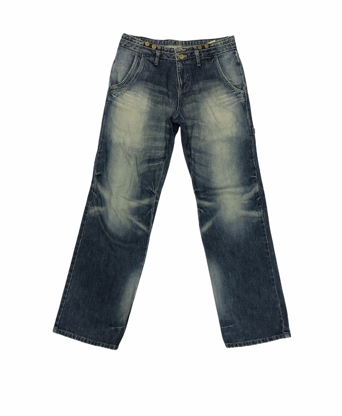 Japanese Brand × PPFM × Vintage PPFM Custom Performance Denim Jeans Size US 33 - 1 Thumbnail
