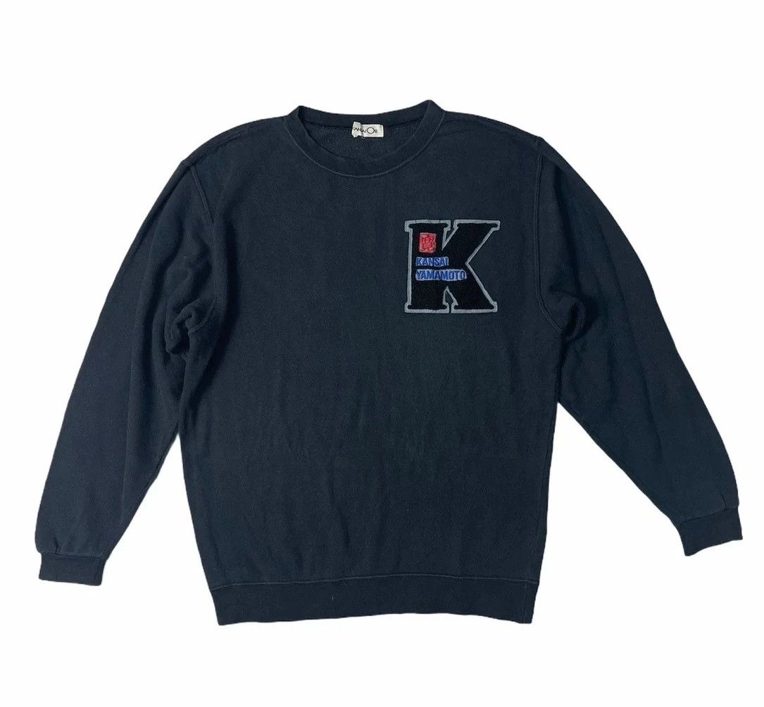 Japanese Brand Vintage Kansai Yamamoto O2 Sweatshirt Size US L / EU 52-54 / 3 - 2 Thumbnail