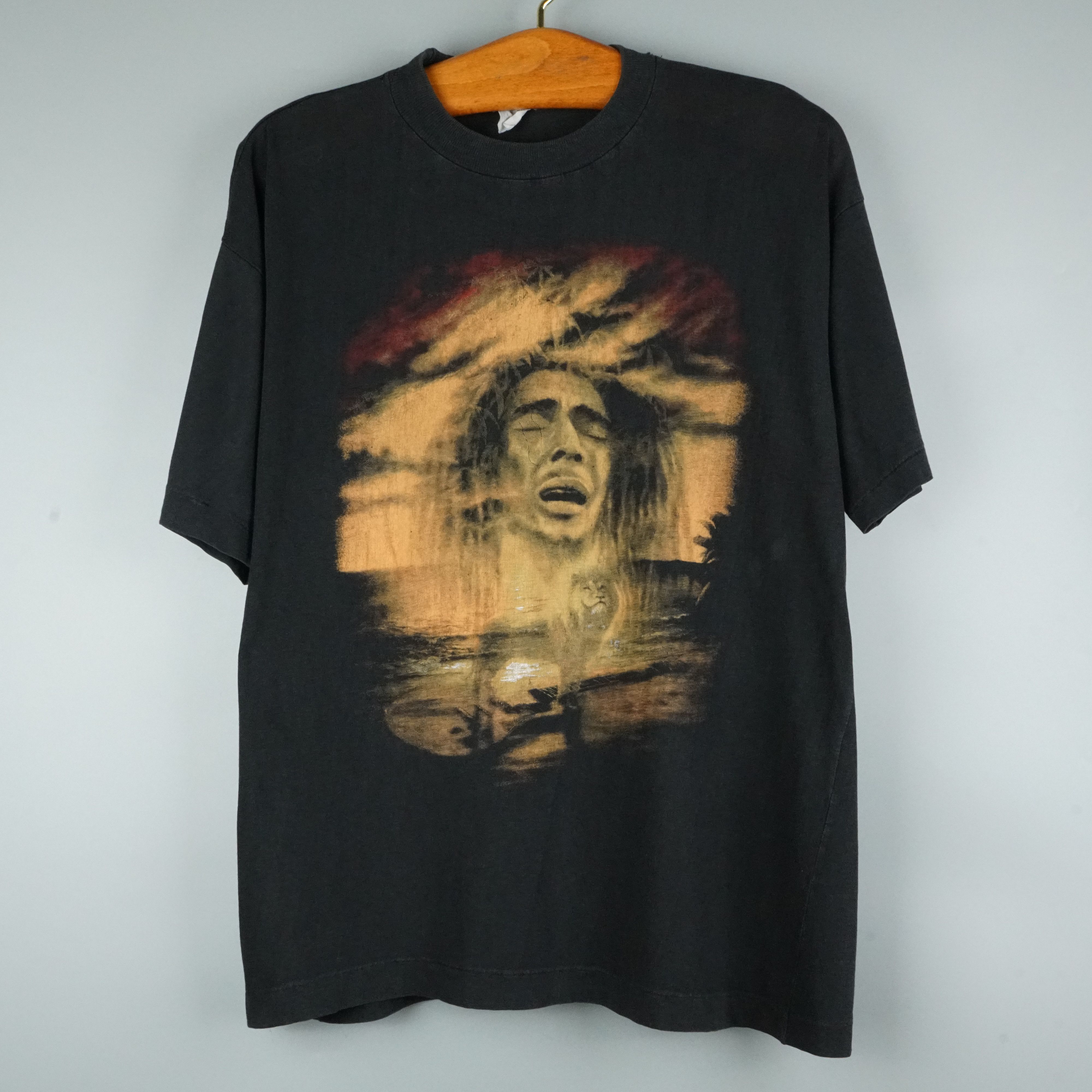 Band Tees × Bob Marley × Vintage 1990s Bob Marley t-shirt Size US L / EU 52-54 / 3 - 1 Thumbnail