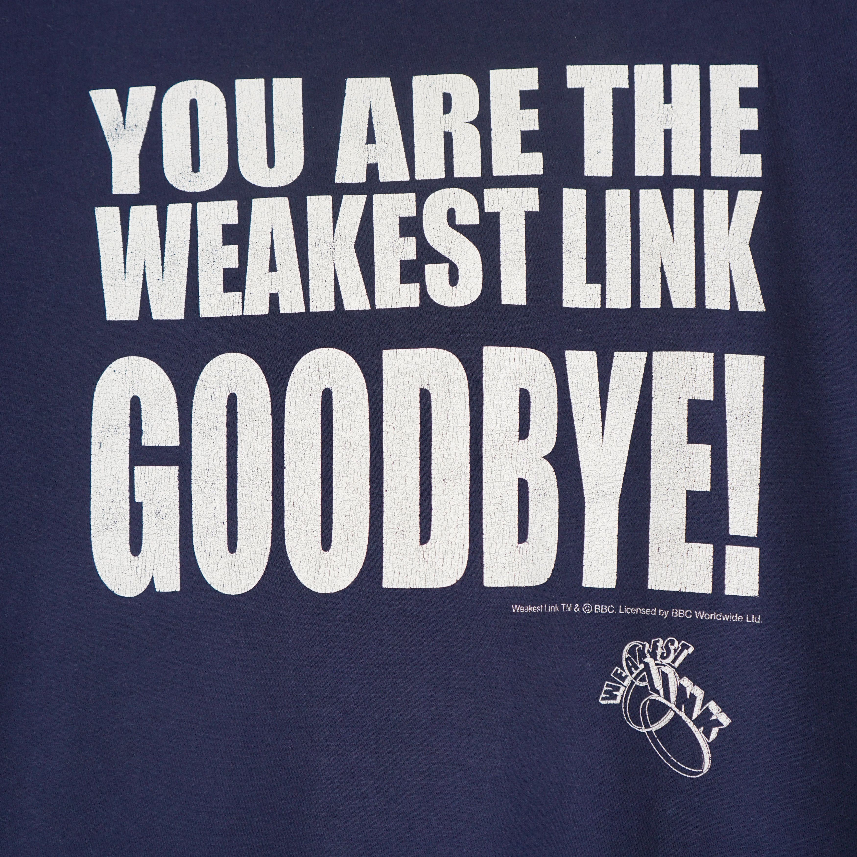 Vintage 1999 The Weakest Link t-shirt Size US L / EU 52-54 / 3 - 2 Thumbnail