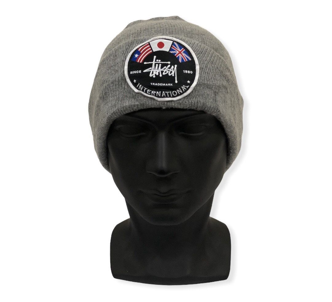 Vintage Stussy Big Logo Beanie Hat
