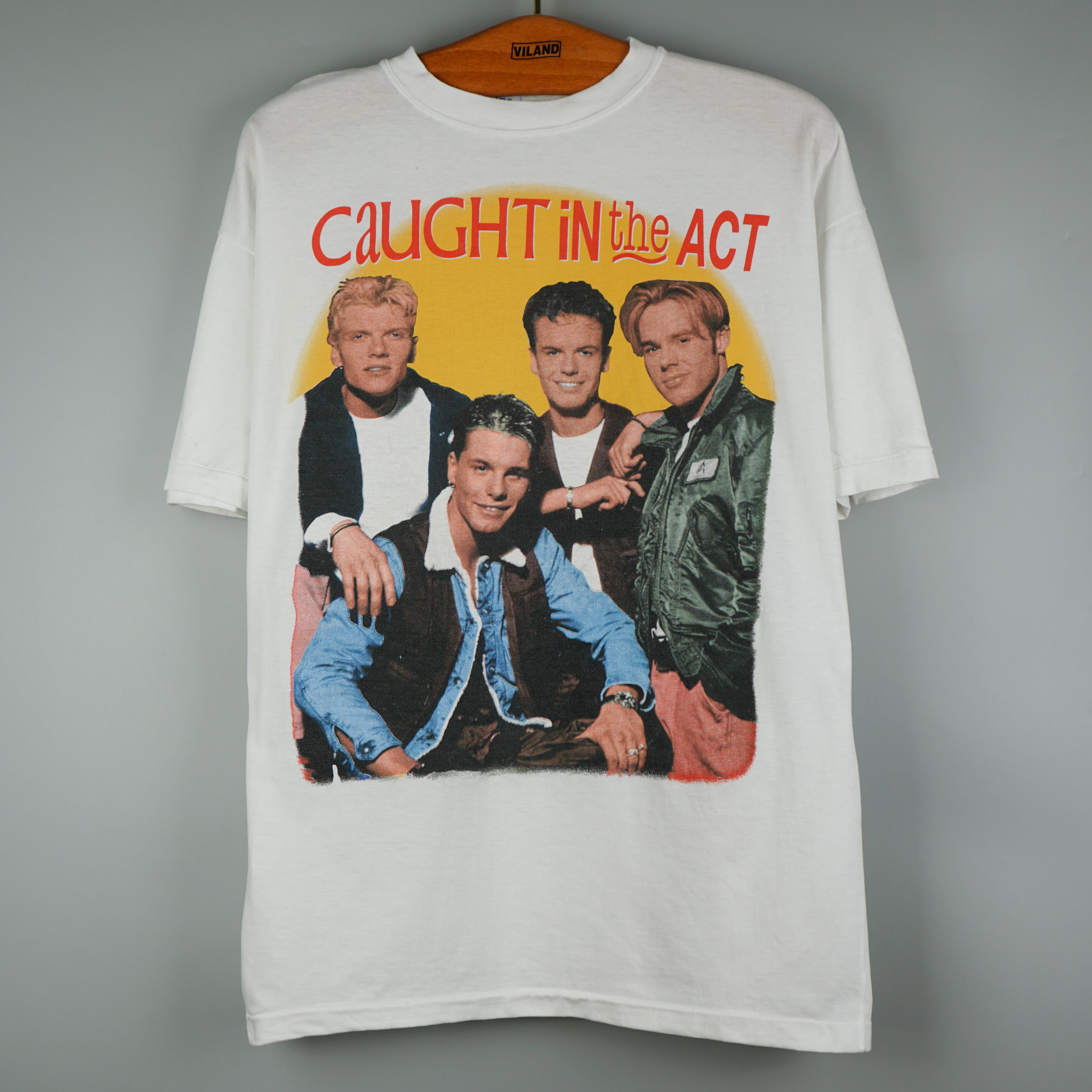 Band Tees × Rap Tees × Vintage 1990s Caught In The Act t-shirt Size US XL / EU 56 / 4 - 1 Thumbnail