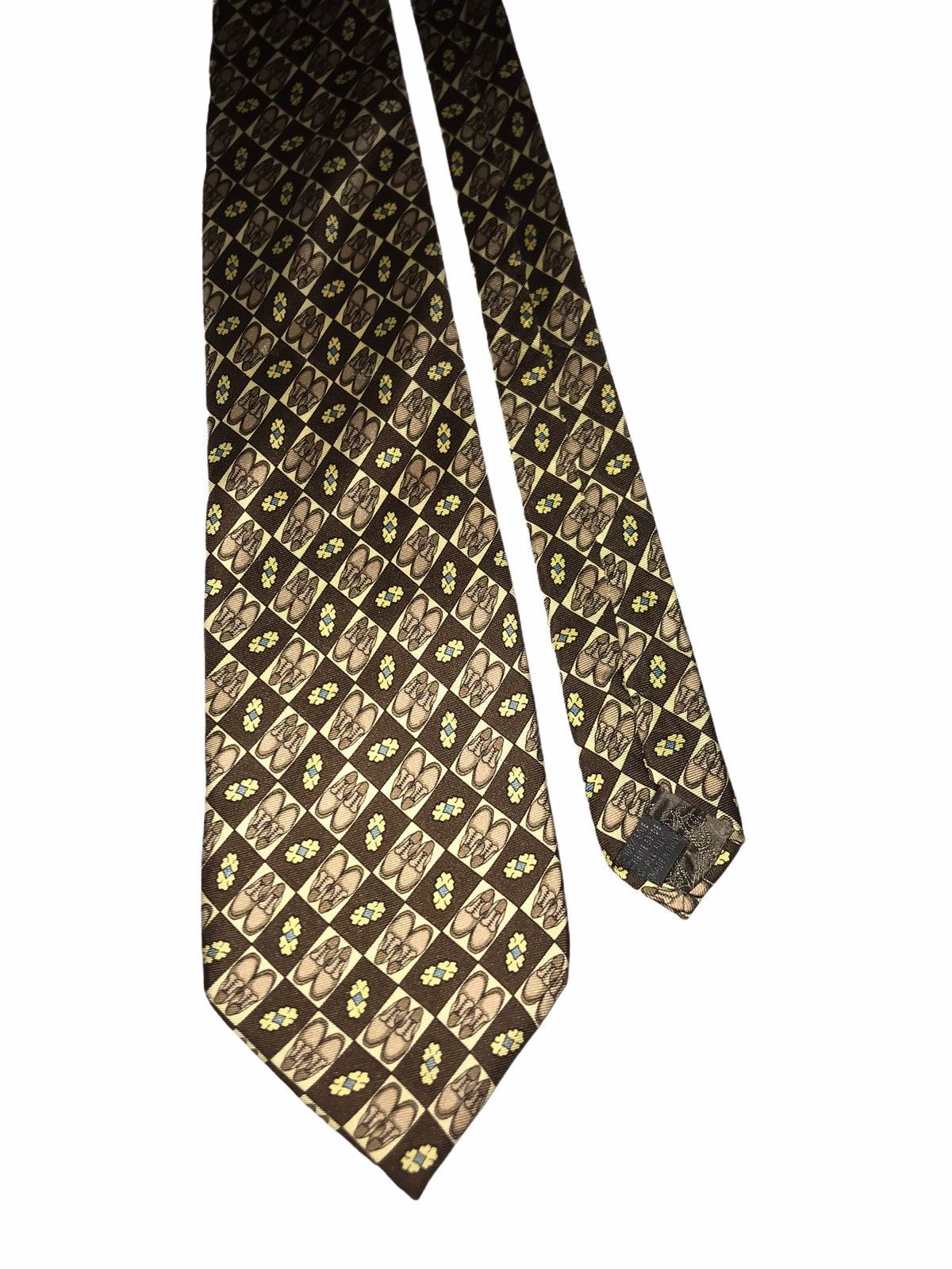 Bally Authentic Bally Shoes Design Silk Necktie Size ONE SIZE - 3 Thumbnail