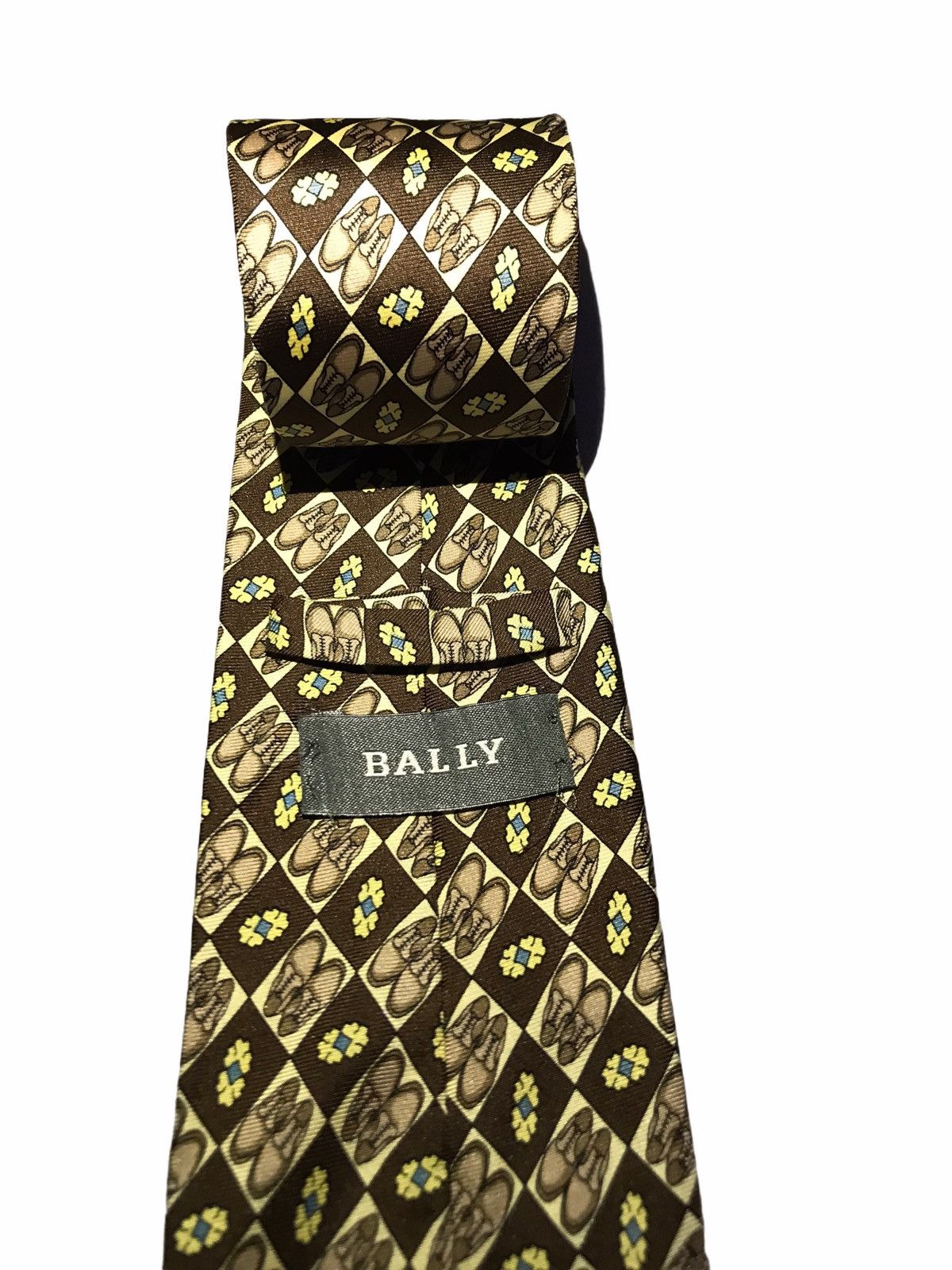 Bally Authentic Bally Shoes Design Silk Necktie Size ONE SIZE - 4 Thumbnail