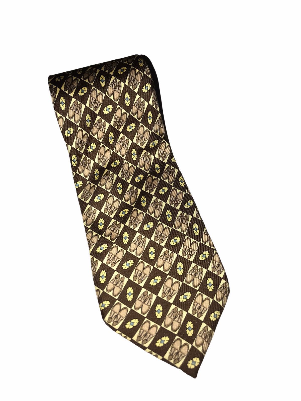 Bally Authentic Bally Shoes Design Silk Necktie Size ONE SIZE - 1 Thumbnail