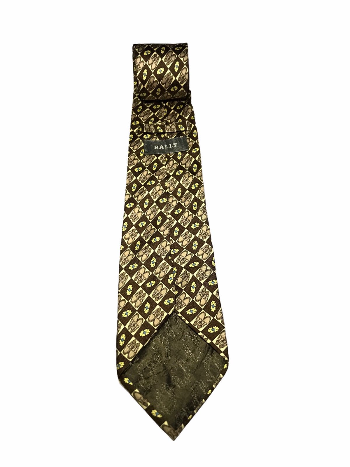 Bally Authentic Bally Shoes Design Silk Necktie Size ONE SIZE - 5 Thumbnail