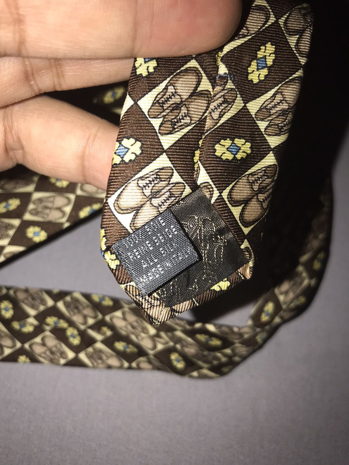 Bally Authentic Bally Shoes Design Silk Necktie Size ONE SIZE - 6 Thumbnail