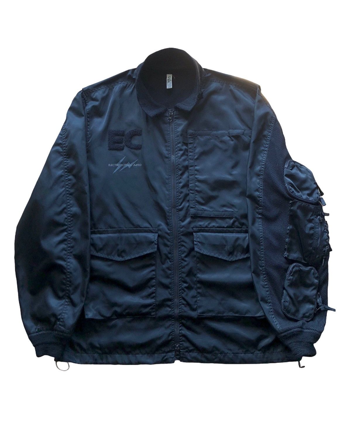 image of 1990S Electric Cottage Public Defence Utility Jacket in Black, Men's (Size Large)