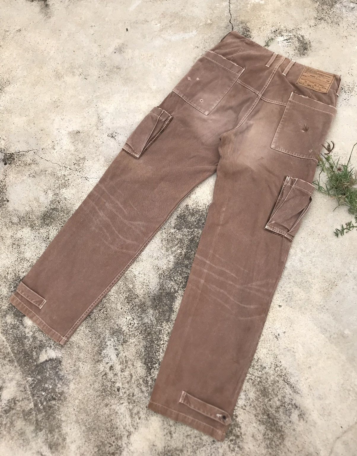 Edwin Edwin Distressed Sun Faded Cargo Pant Size US 31 - 2 Thumbnail