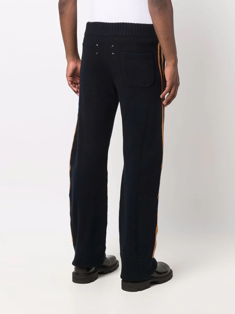 Maison Margiela Maison Margiela Navy Wool Knit Lounge Pants Joggers Size US 30 / EU 46 - 2 Thumbnail