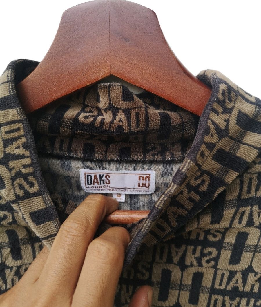 DAKS Daks London Long Sleeve Turtleneck Full Print Monogram Size M / US 6-8 / IT 42-44 - 3 Thumbnail
