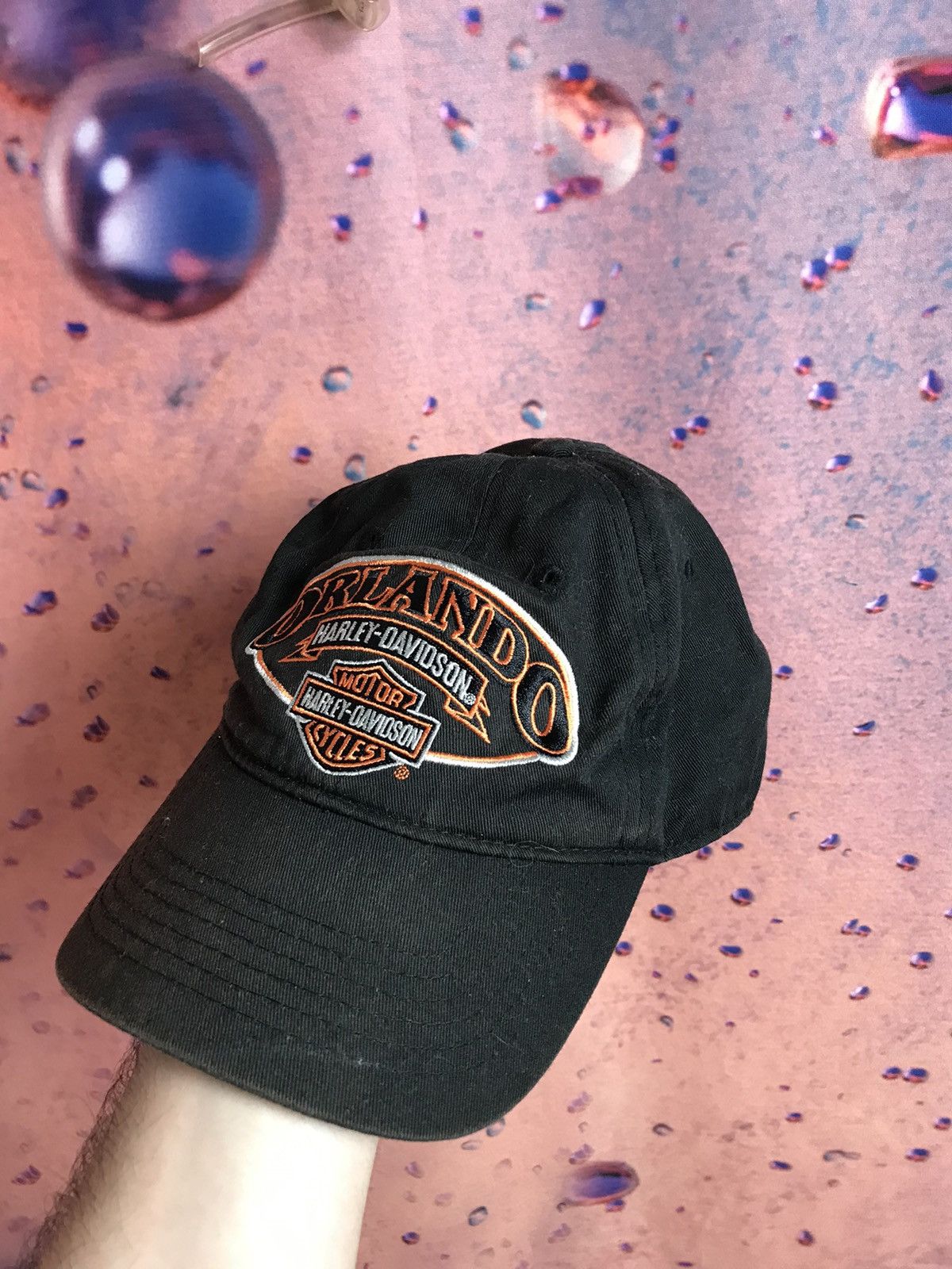 Harley Davidson × Vintage Vintage Harley Davidson streetwear Cap Size ONE SIZE - 2 Thumbnail
