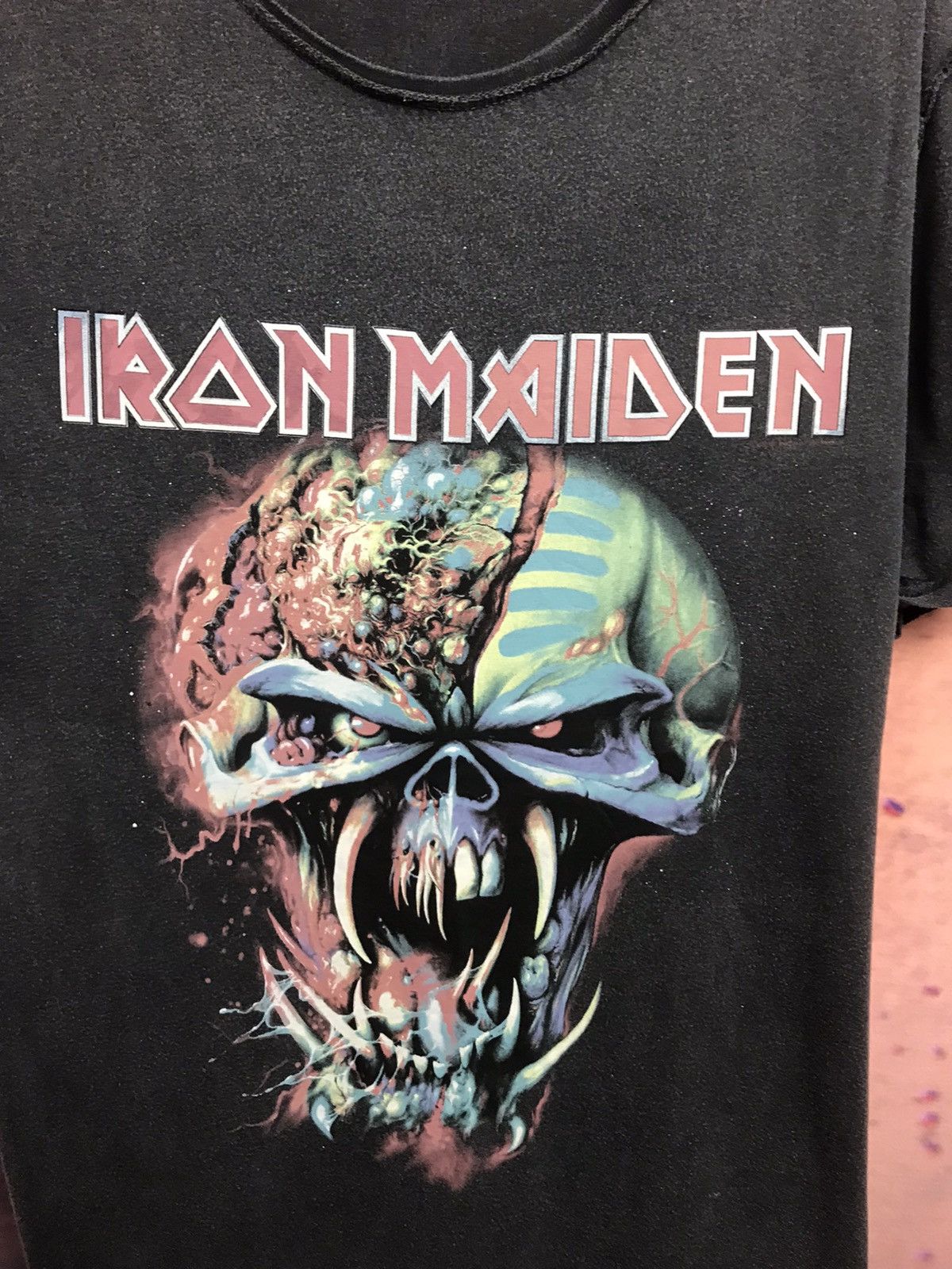 Band Tees × Iron Maiden × Vintage Vintage Iron Maiden band rock tee Size US XL / EU 56 / 4 - 3 Thumbnail