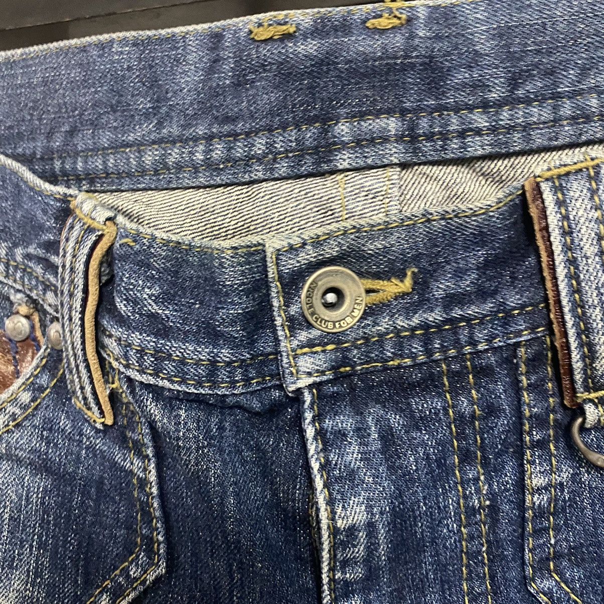 Nicole Club Nicole Club For Men Denim Distressed Leather Pocket Size US 31 - 8 Thumbnail