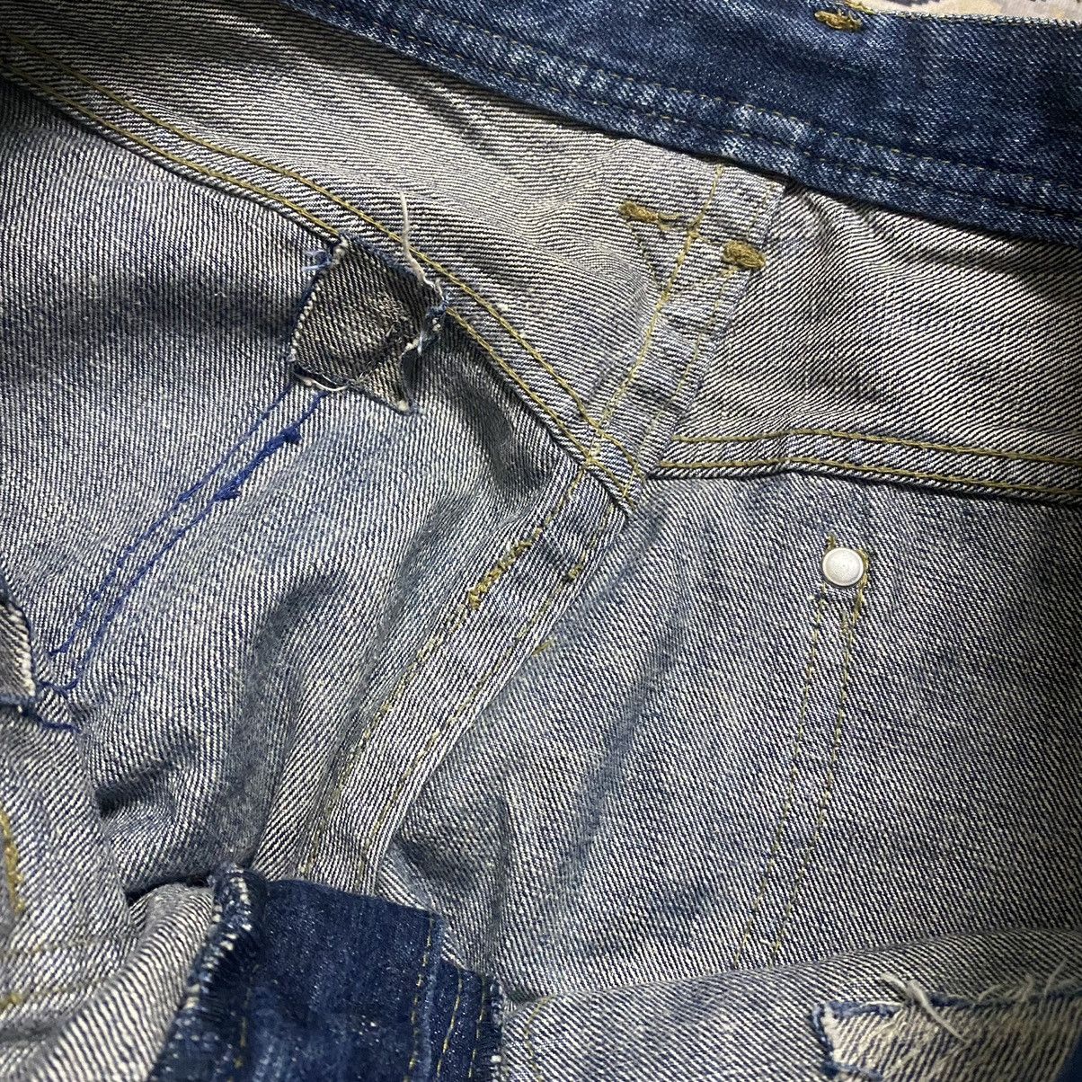 Nicole Club Nicole Club For Men Denim Distressed Leather Pocket Size US 31 - 19 Thumbnail