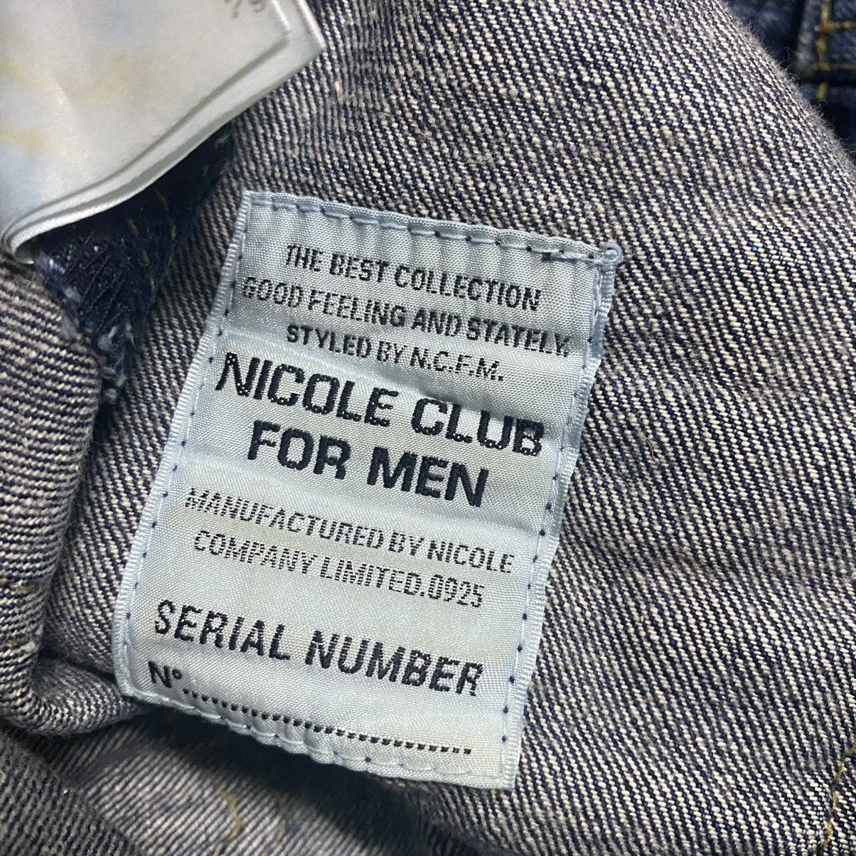 Nicole Club Nicole Club For Men Denim Distressed Leather Pocket Size US 31 - 17 Thumbnail