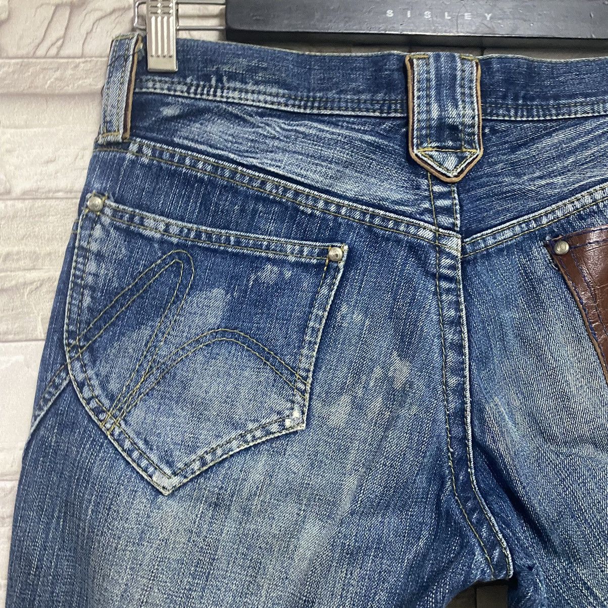 Nicole Club Nicole Club For Men Denim Distressed Leather Pocket Size US 31 - 14 Thumbnail