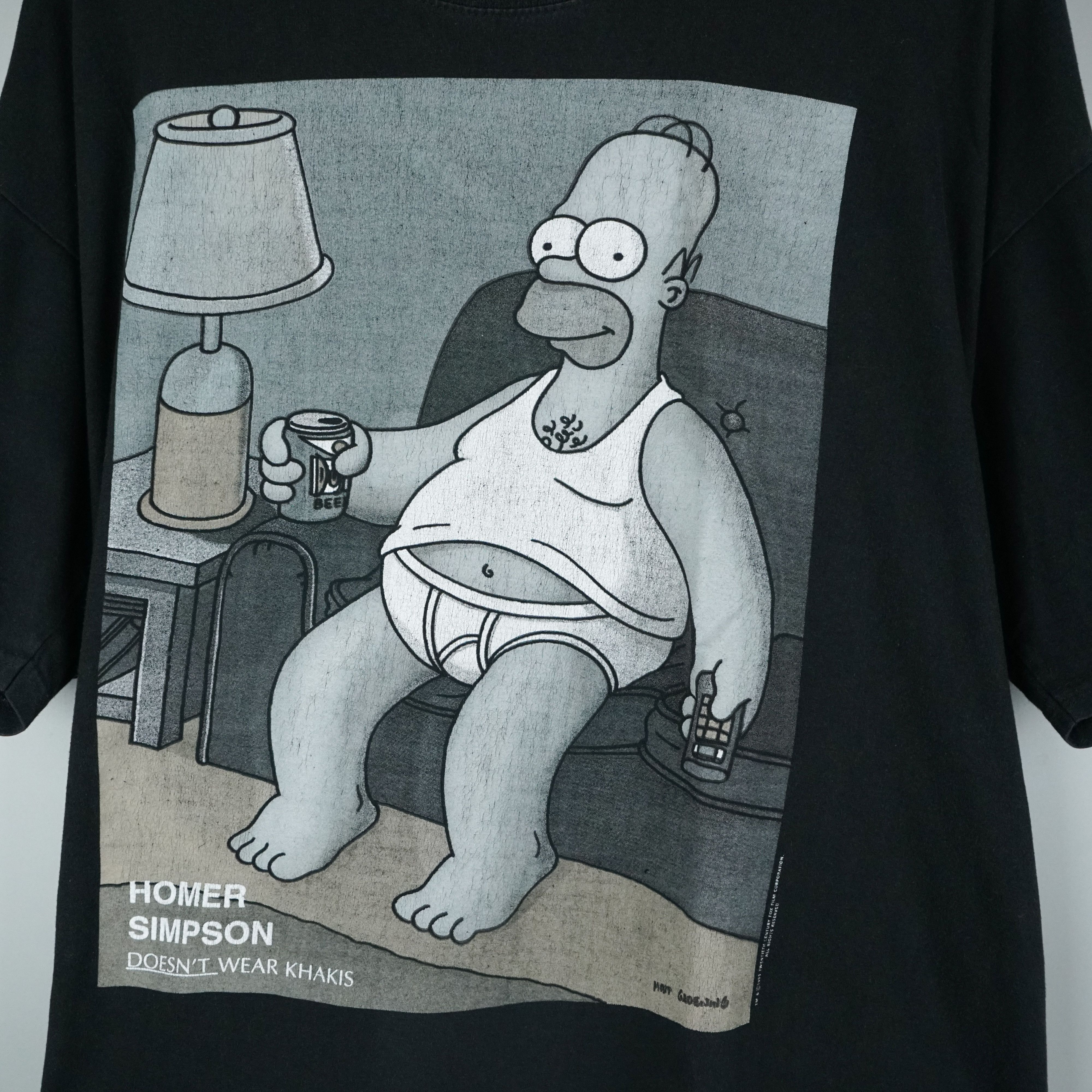 The Simpsons × Vintage 1995 Homer Simpson t shirt Size US XXL / EU 58 / 5 - 2 Thumbnail