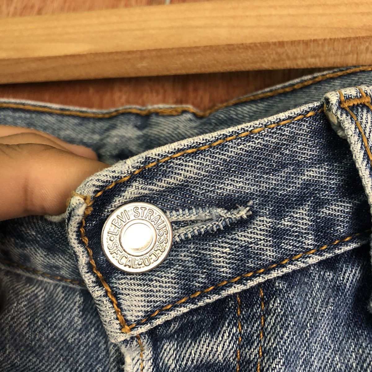 Levi's DLL 501 Levi's Strauss Light Blue Denim Jeans Pants #c273 Size US 31 - 4 Thumbnail