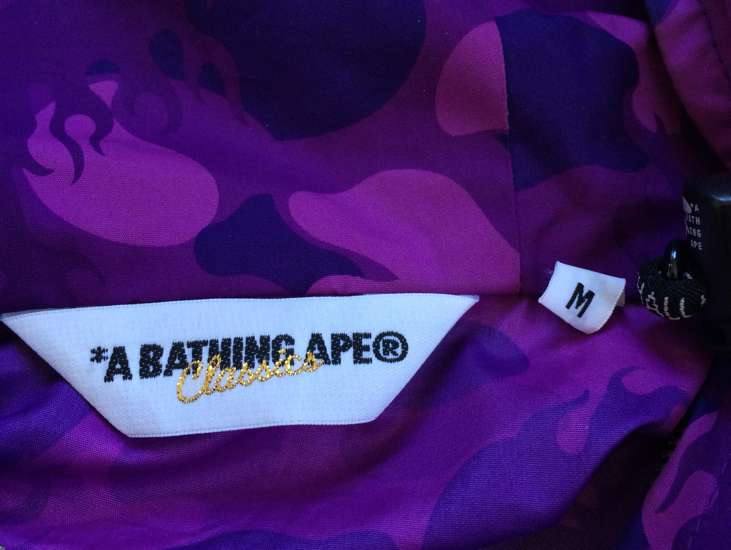 Bape OG Bape Purple Fire Camo Snowboard Jacket Size US M / EU 48-50 / 2 - 5 Thumbnail