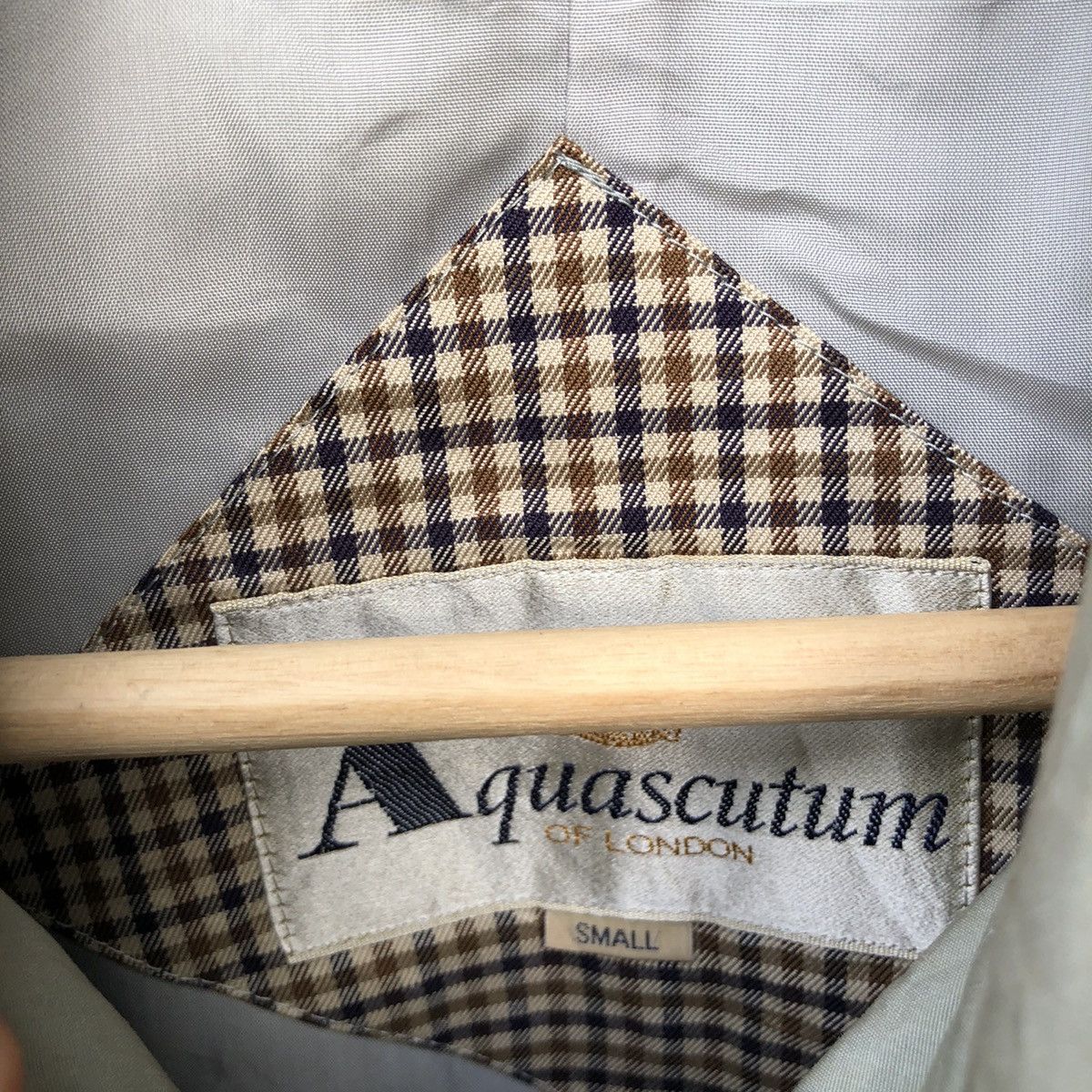Aquascutum VTG AQUASCUTUM REMOVABLE HOODIE JACKET Size US M / EU 48-50 / 2 - 3 Thumbnail