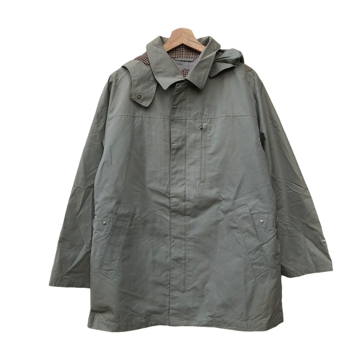 Aquascutum VTG AQUASCUTUM REMOVABLE HOODIE JACKET Size US M / EU 48-50 / 2 - 1 Thumbnail